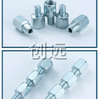 创远 M16 六角双头螺栓 矿山机械配件